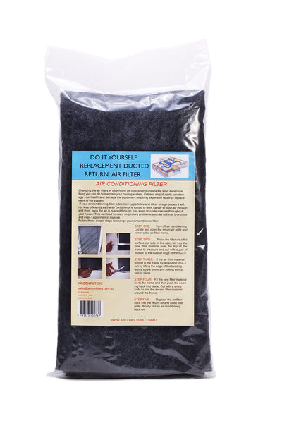 Air Conditioner filter material/media in a plastic bag